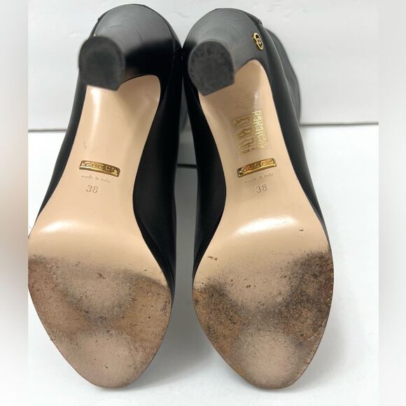 Gucci Black Ankle Boots with Sleek Design and Medium Heels - Picture 12 of 16